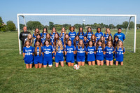 CCJH Girls Soccer Team & Ind. Photos Fall 2024