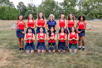 LHS Girls Tennis Team & Ind. Photos Fall 2022