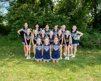 CQM Midgets Cheerleaders 2015