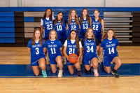 CCJH Girls Basketball Team & Ind. Photos Winter 2024-25