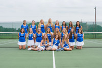 CCHS Girls Tennis Team & Ind. Photos Fall 2017