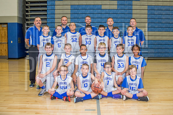 Boys 5th White : Blue _ DMP_8247